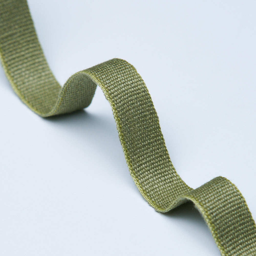 MATHIAS LINEN TAPE NARROW | Olive