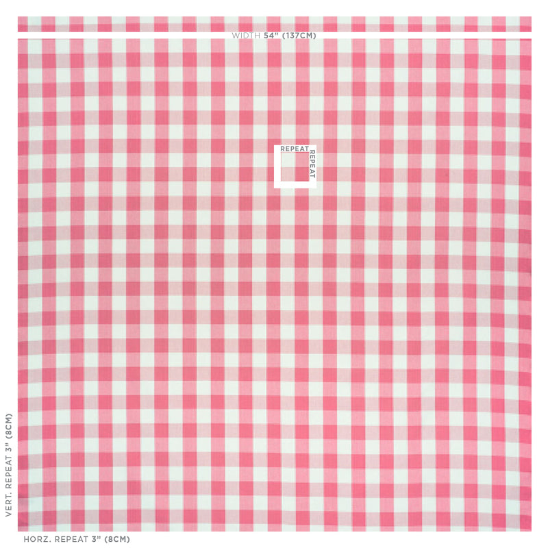 CAMDEN COTTON CHECK | MAGENTA