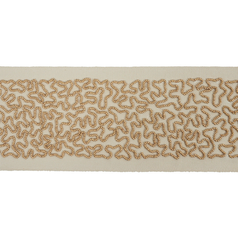 VERMICELLI BEADED TAPE | Gold