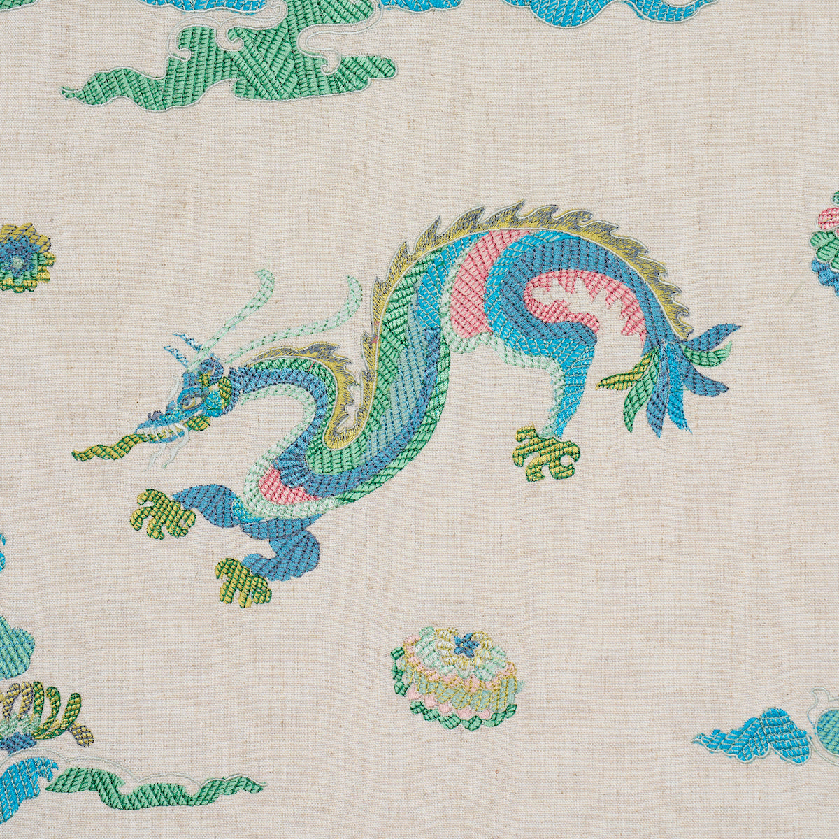 Hanlun Dragon Embroidery | Natural