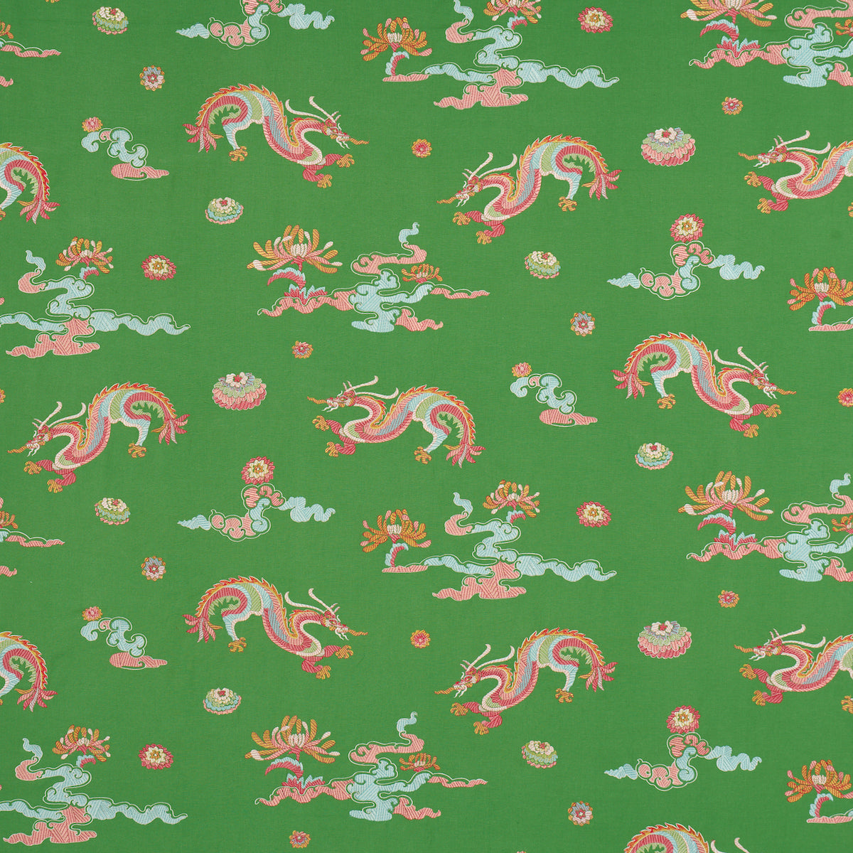 Hanlun Dragon Embroidery | GREEN