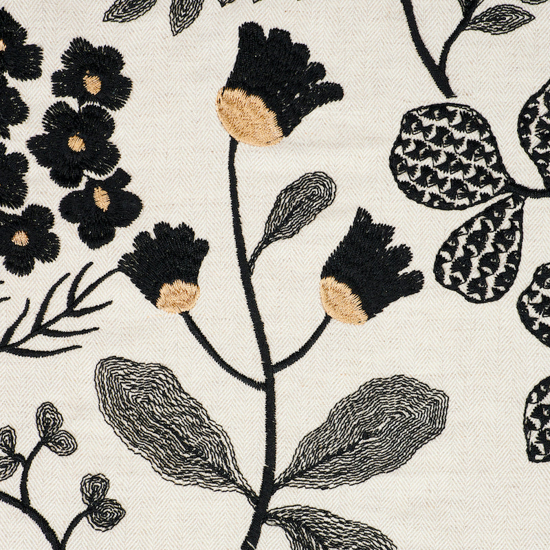 EMALINE EMBROIDERY | Black