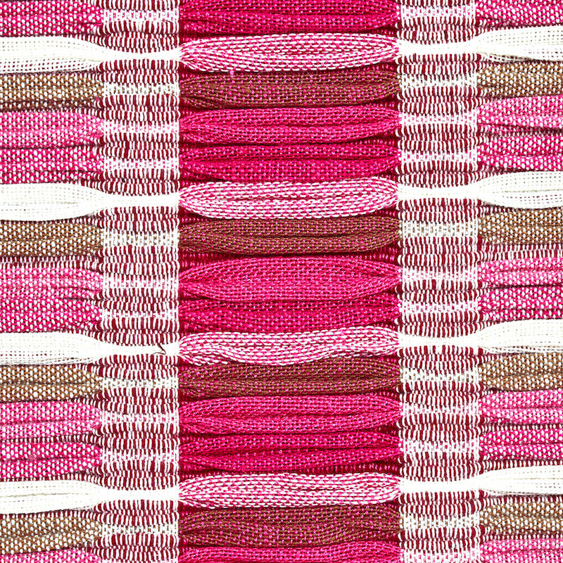 PALOPO HAND WOVEN STRIPE | FLAMINGO