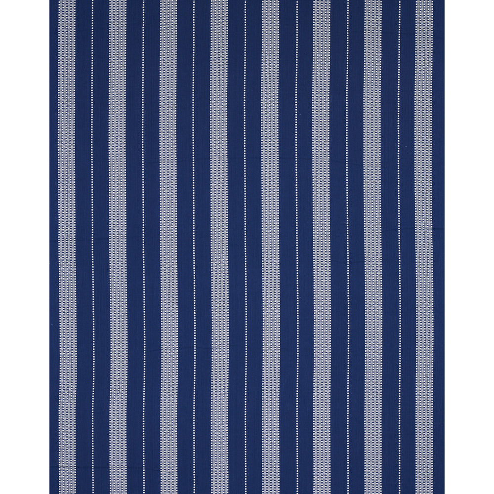 LUBECK STRIPE | Ivory On Blue