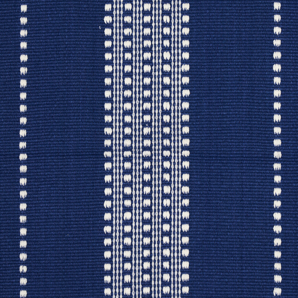 LUBECK STRIPE | Ivory On Blue