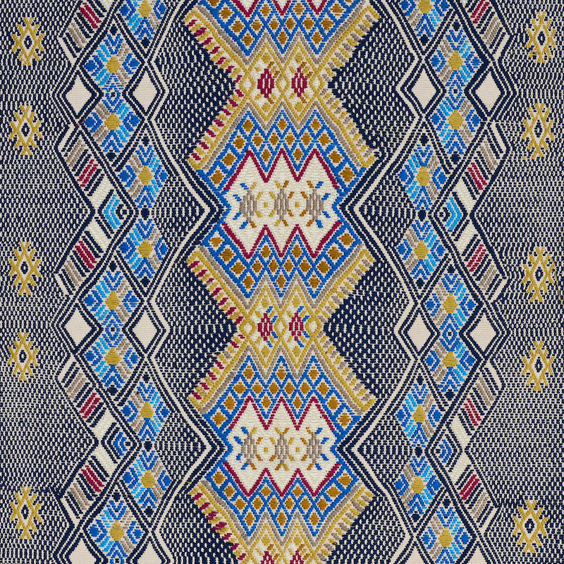 KAYA HAND WOVEN BROCADE | Blue