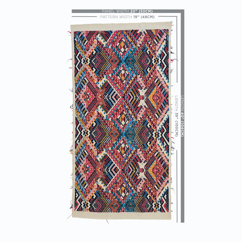 NICA HAND WOVEN BROCADE | Rosa