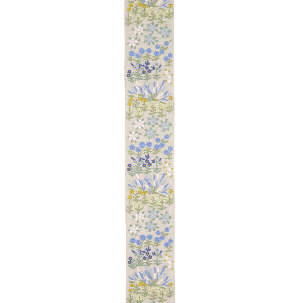 LULA EMBROIDERED TAPE | Blue