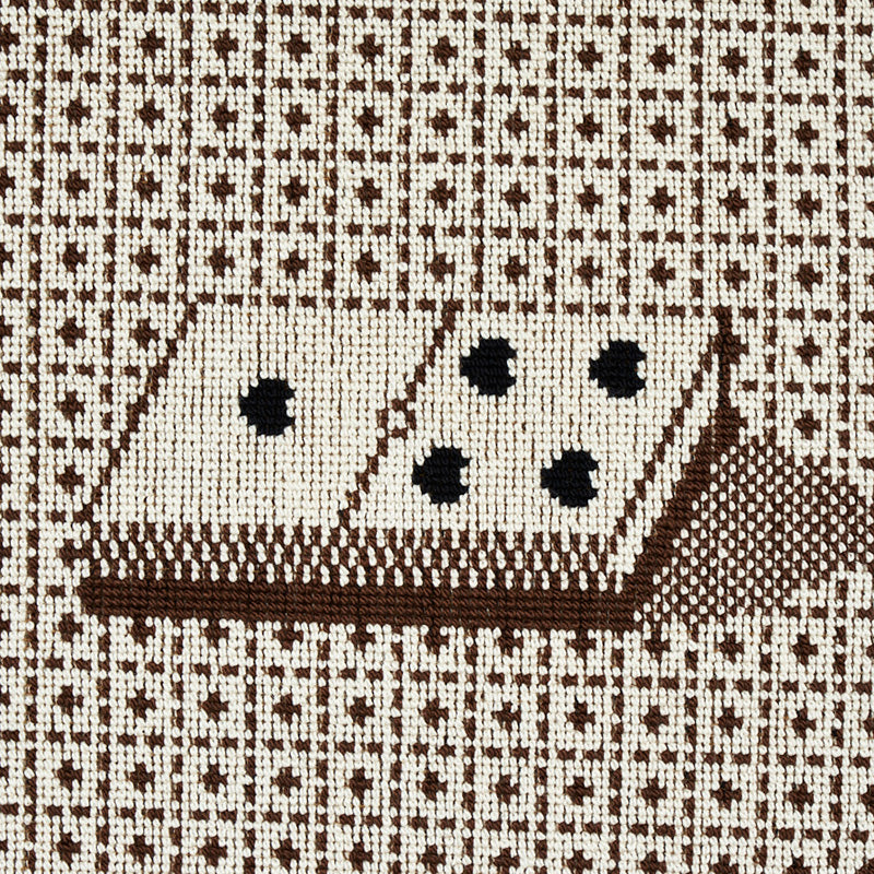 DOMINO ÉPINGLÉ | BROWN