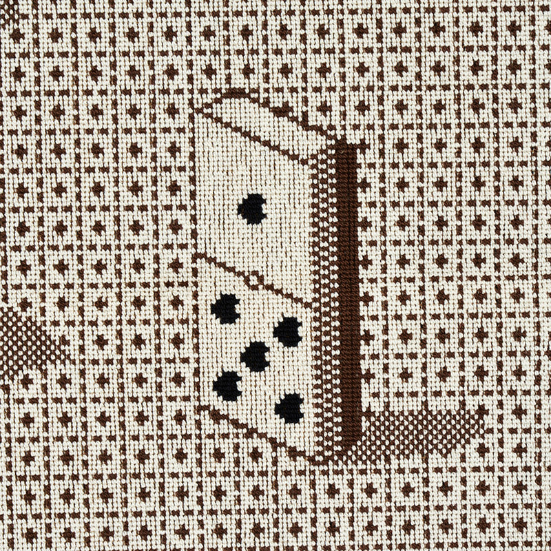 DOMINO ÉPINGLÉ | BROWN