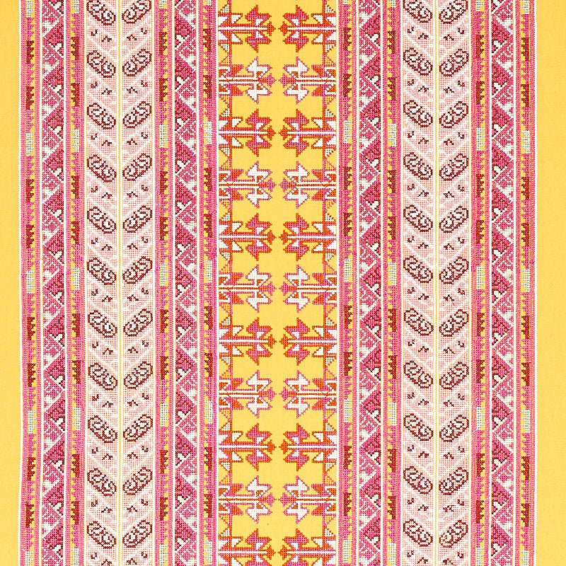 VINKA EMBROIDERY | Pink & Yellow