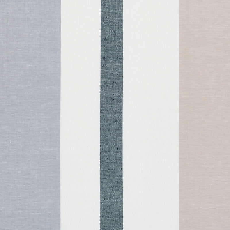 LOLLAND LINEN STRIPE | Grey & Sand