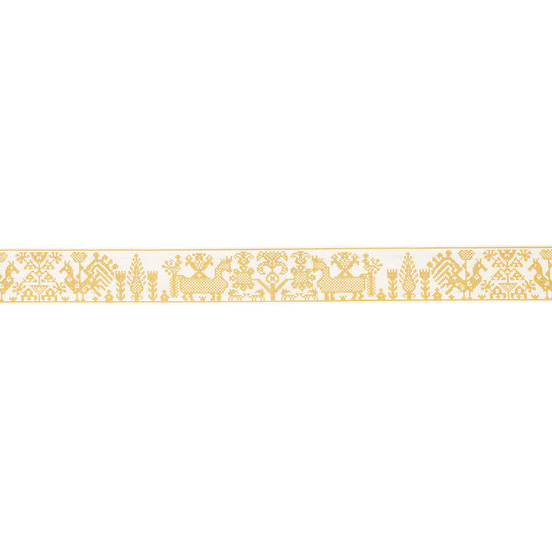 TARPAN EMBROIDERED TAPE | Yellow