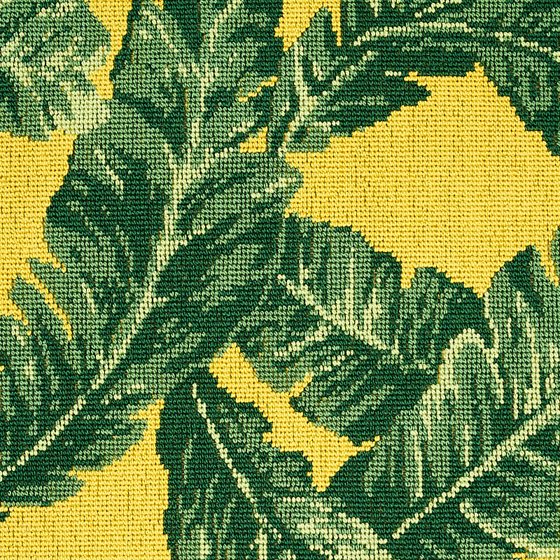 TROPICAL LEAF ÉPINGLÉ | Green & Yellow