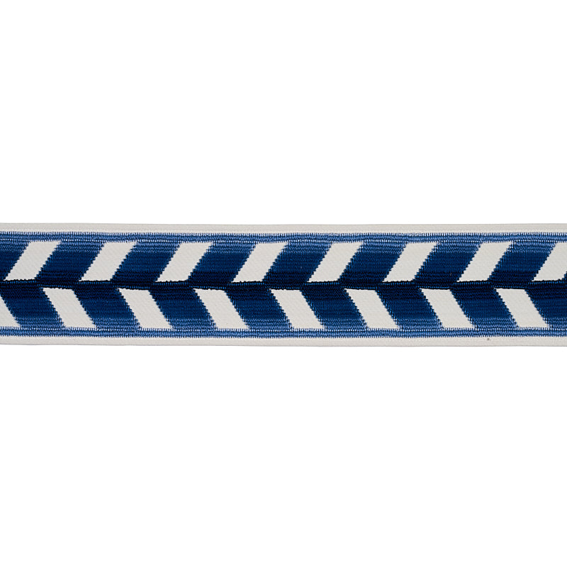 CHEVRON STRIE VELVET TAPE | Lapis