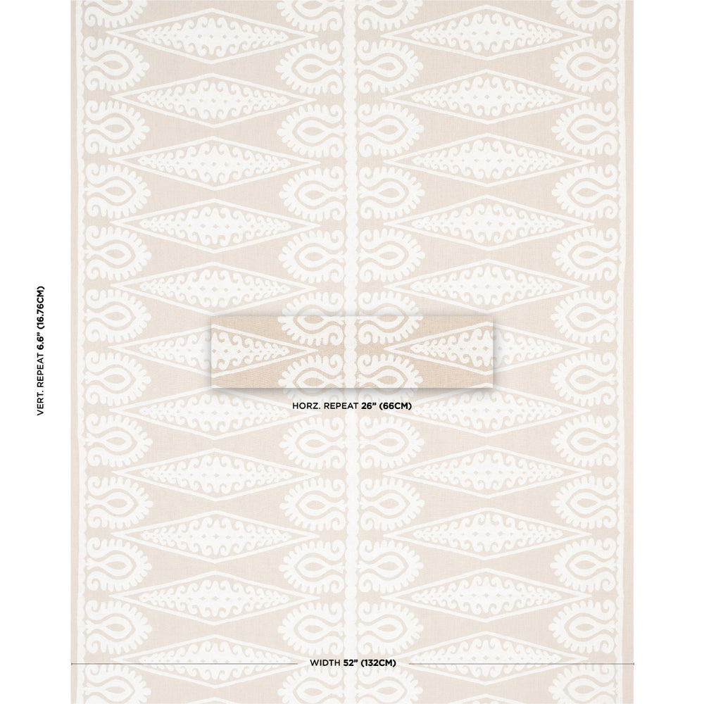 SEEMA EMBROIDERY | Ivory On Natural