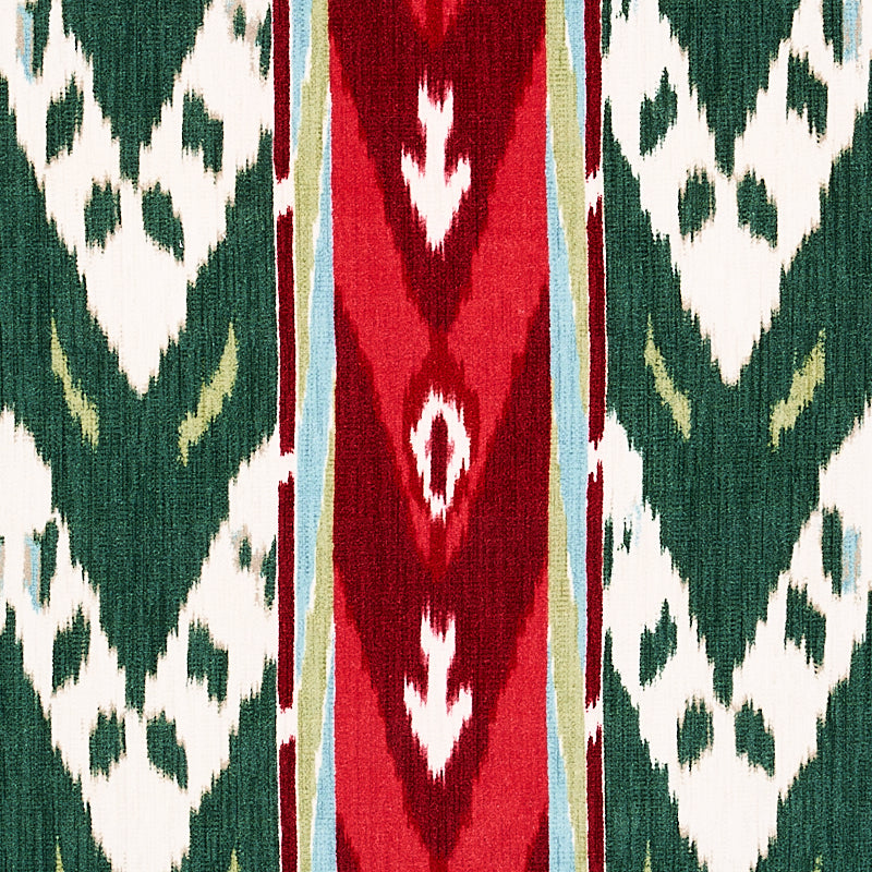 SAMAR IKAT VELVET | Green