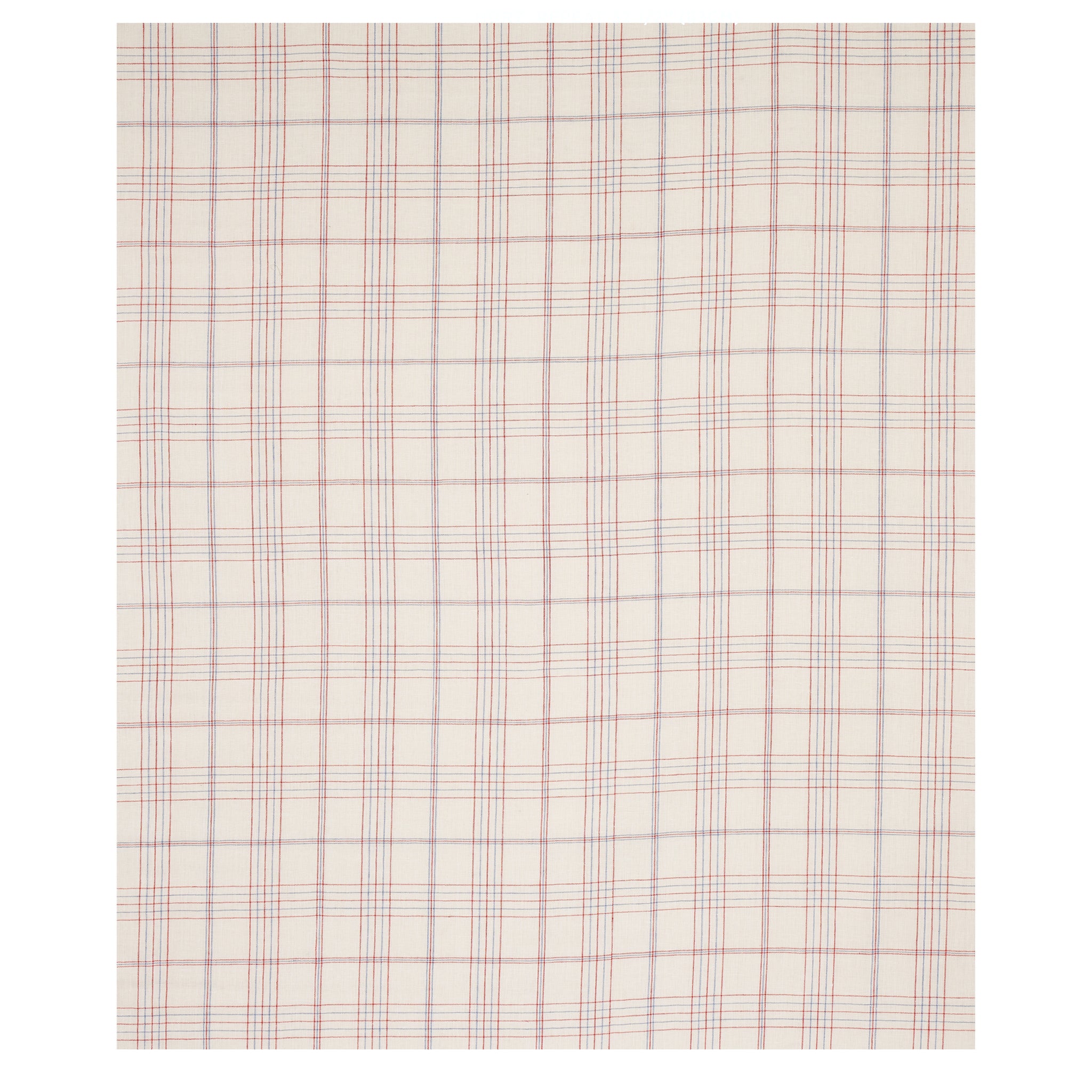 NILS PLAID LINEN | Red