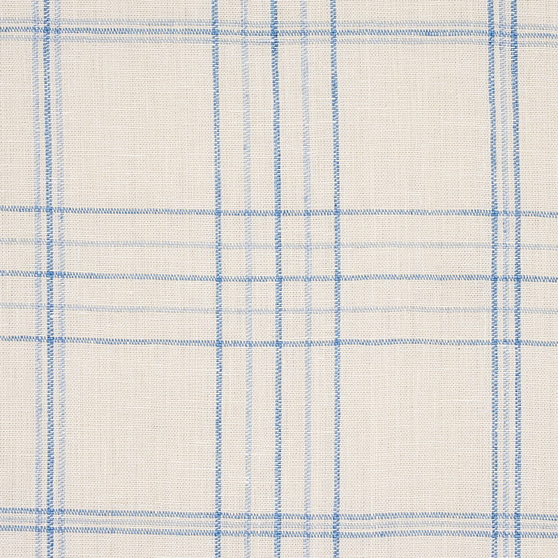 NILS PLAID LINEN | Blue