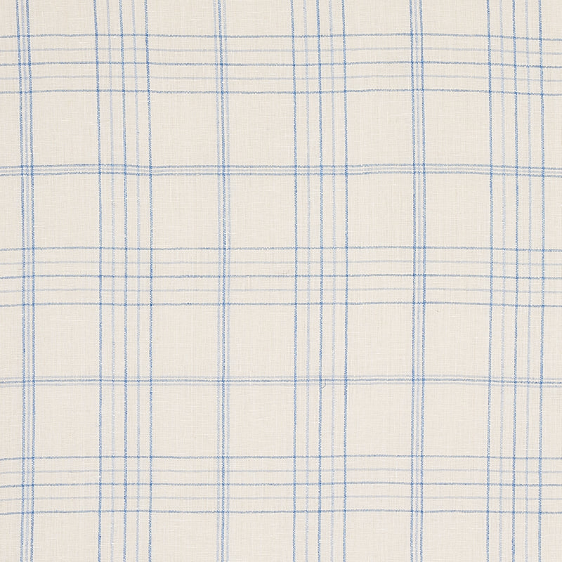 NILS PLAID LINEN | Blue