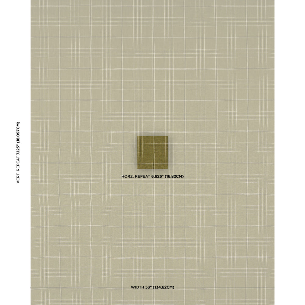 NILS PLAID LINEN | Grass