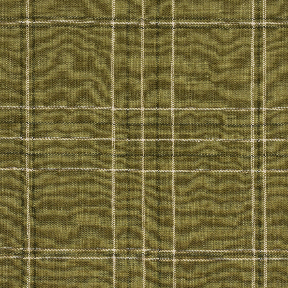 NILS PLAID LINEN | Grass