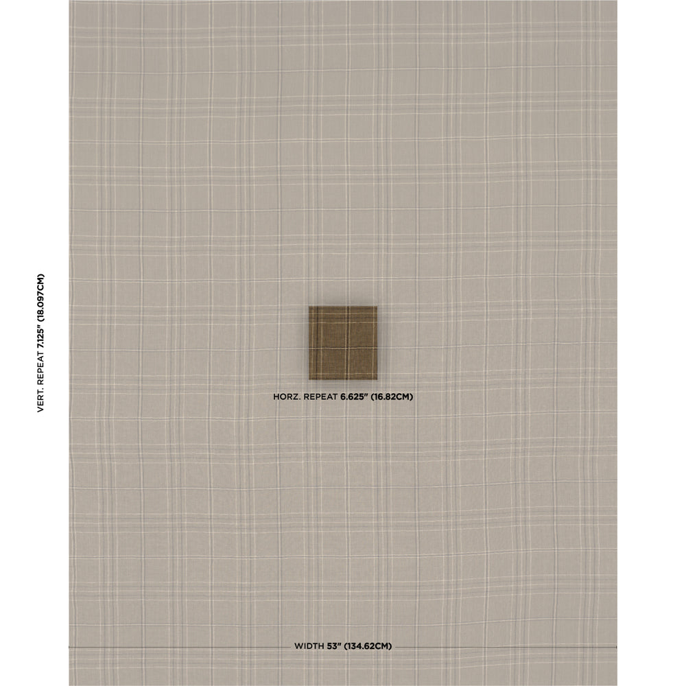 NILS PLAID LINEN | Lichen