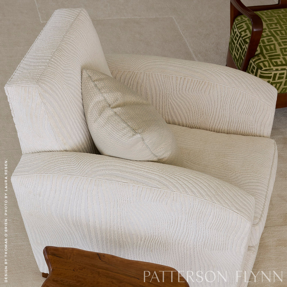 GUNTA CUT VELVET | Ivory