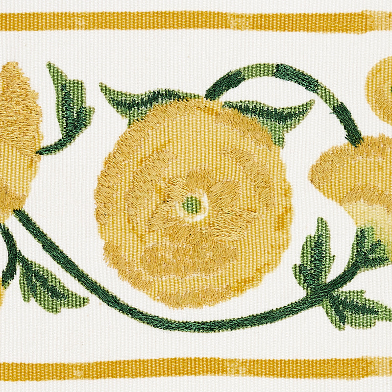 Saranda Flower Embroidery Tape | Marigold