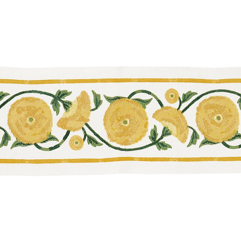 Saranda Flower Embroidery Tape | Marigold