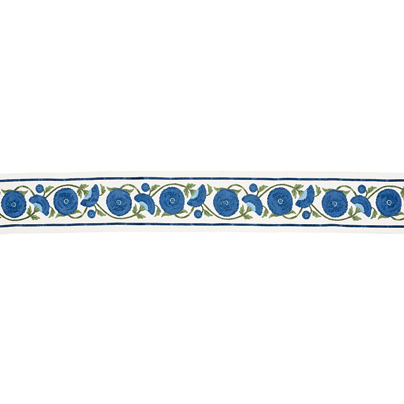 Saranda Flower Embroidery Tape | Royal