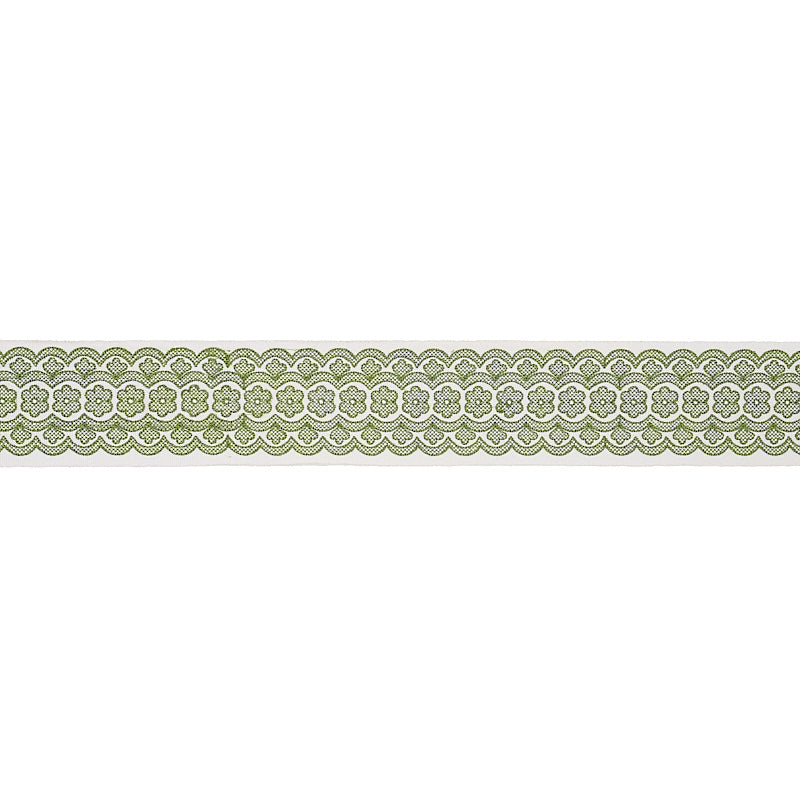 Astrid Embroidered Tape | Green