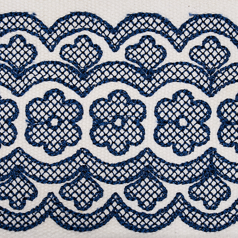 Astrid Embroidered Tape | Blue