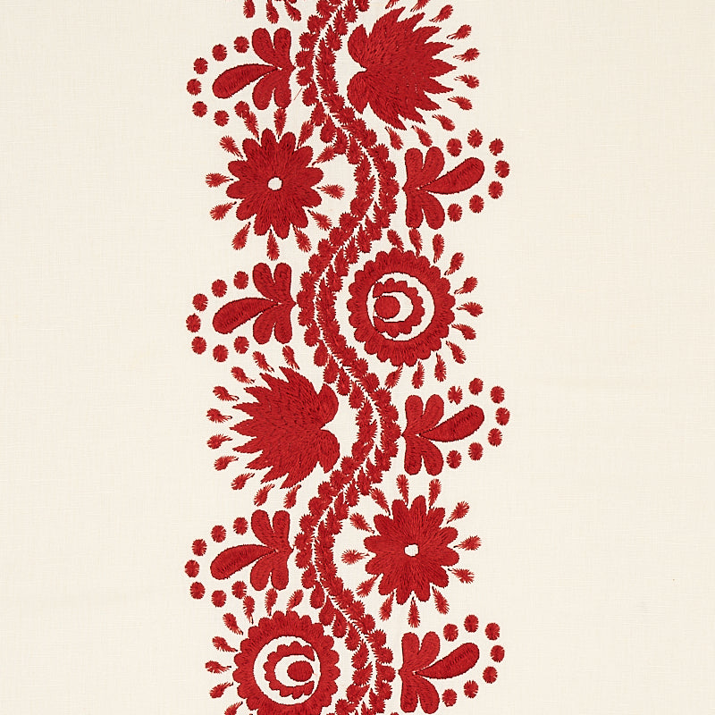 THEODORA EMBROIDERY | Red