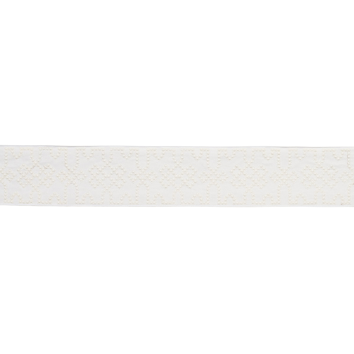 Knotted Trellis Tape | WHITE ON WHITE
