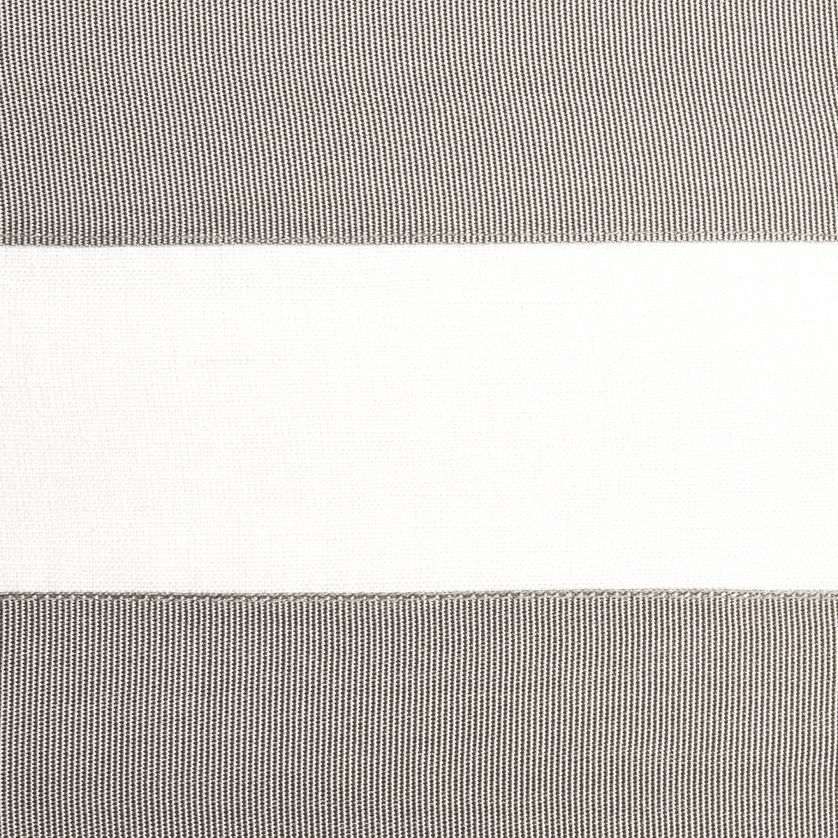 RIBBON APPLIQUÉ PANEL | Grey On Ivory