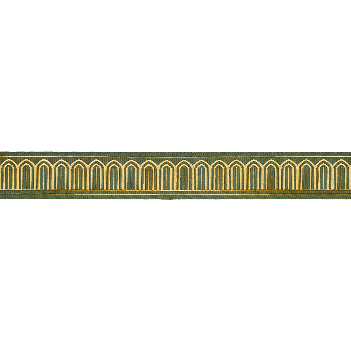 ARCHES EMBROIDERED TAPE MEDIUM | OLIVE
