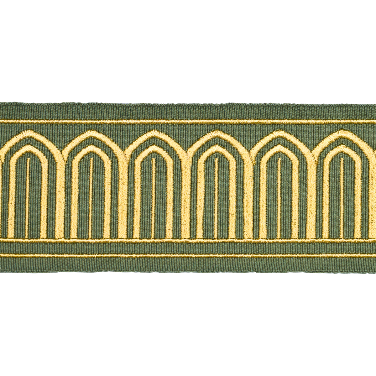 ARCHES EMBROIDERED TAPE MEDIUM | OLIVE