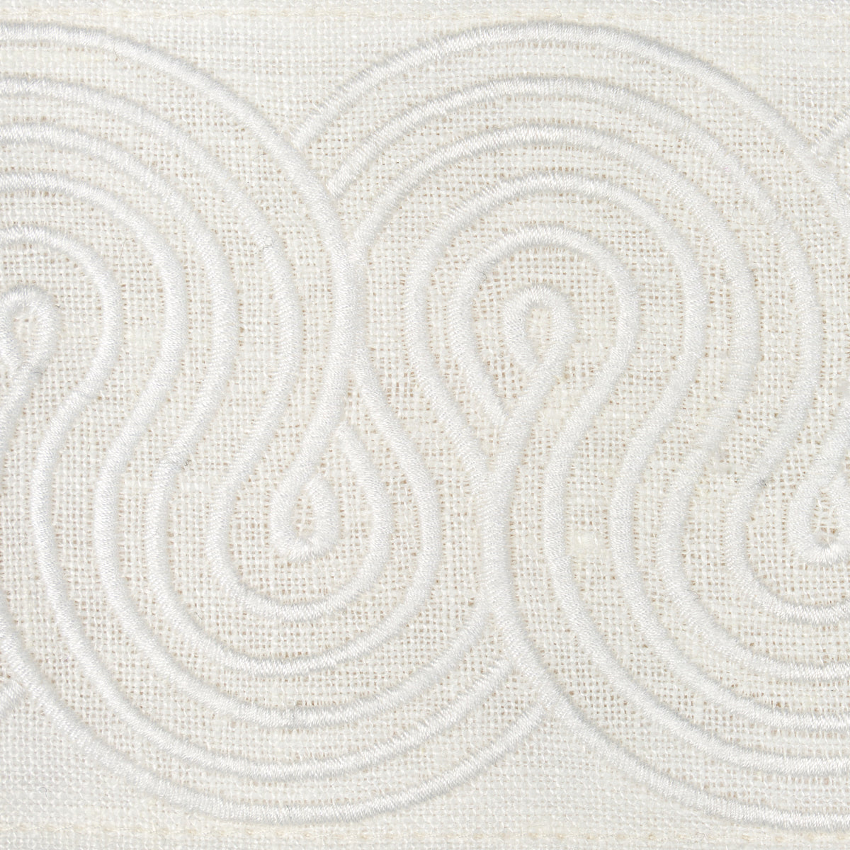 GIRALDI EMBROIDERED TRIM | Ivory