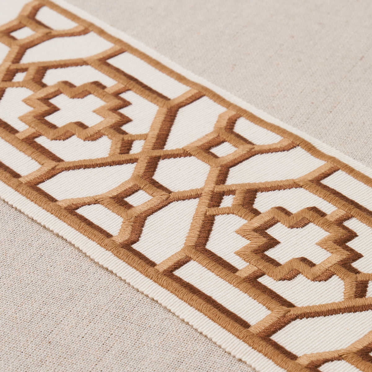 ZANZIBAR TRELLIS TAPE | CAMEL