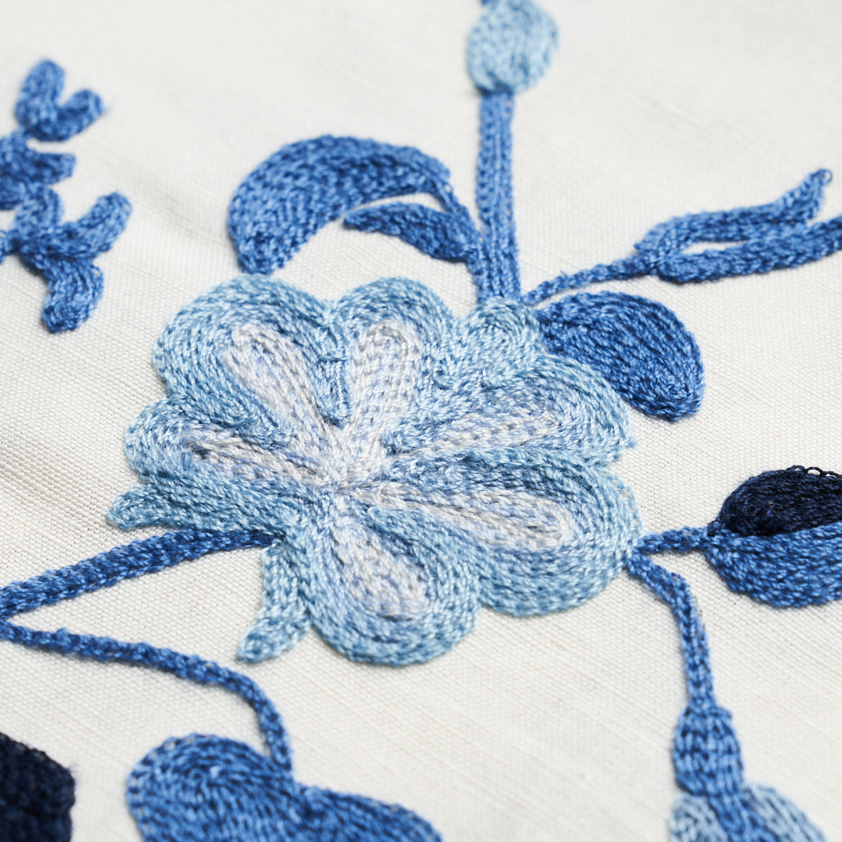 Raleigh Crewel Embroidery | CORNFLOWER