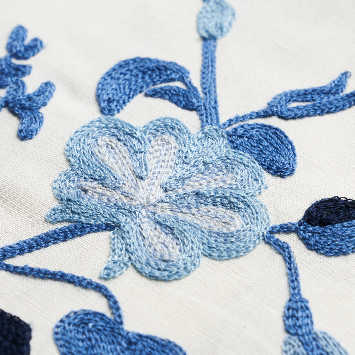 Raleigh Crewel Embroidery | Cornflower