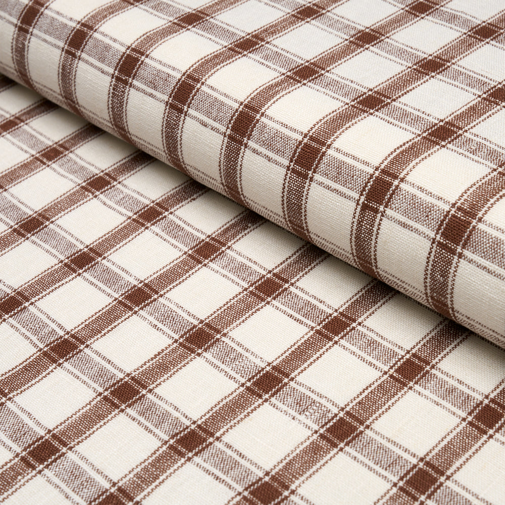 CRAWFORD LINEN CHECK | Brown