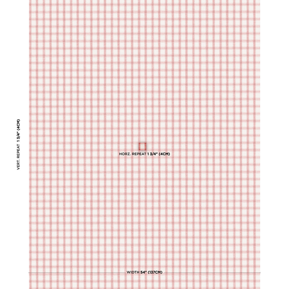 CRAWFORD LINEN CHECK | Red