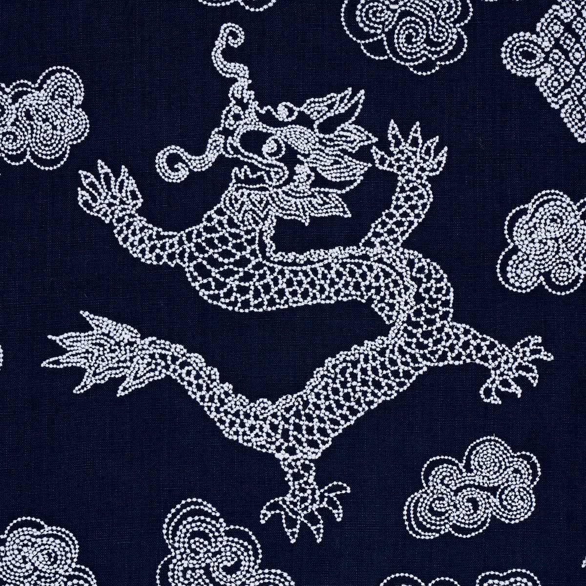 DRAGON EMBROIDERY | Navy