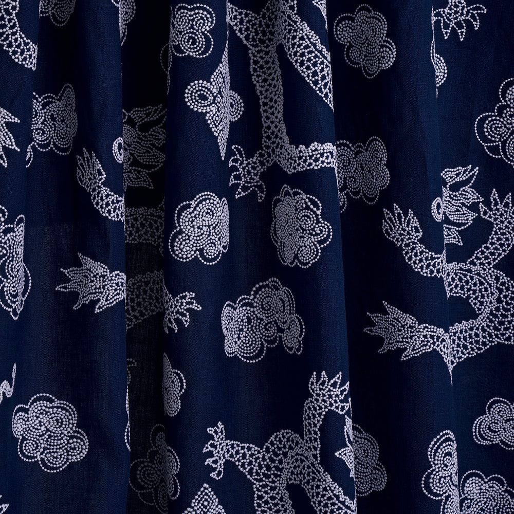 DRAGON EMBROIDERY | Navy