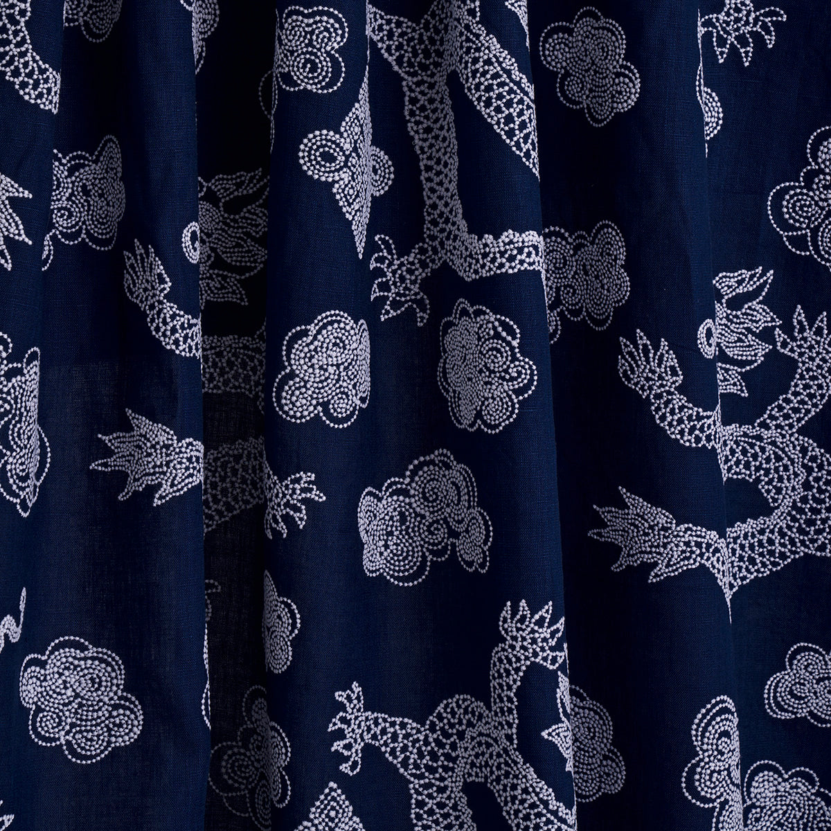 DRAGON EMBROIDERY | Navy