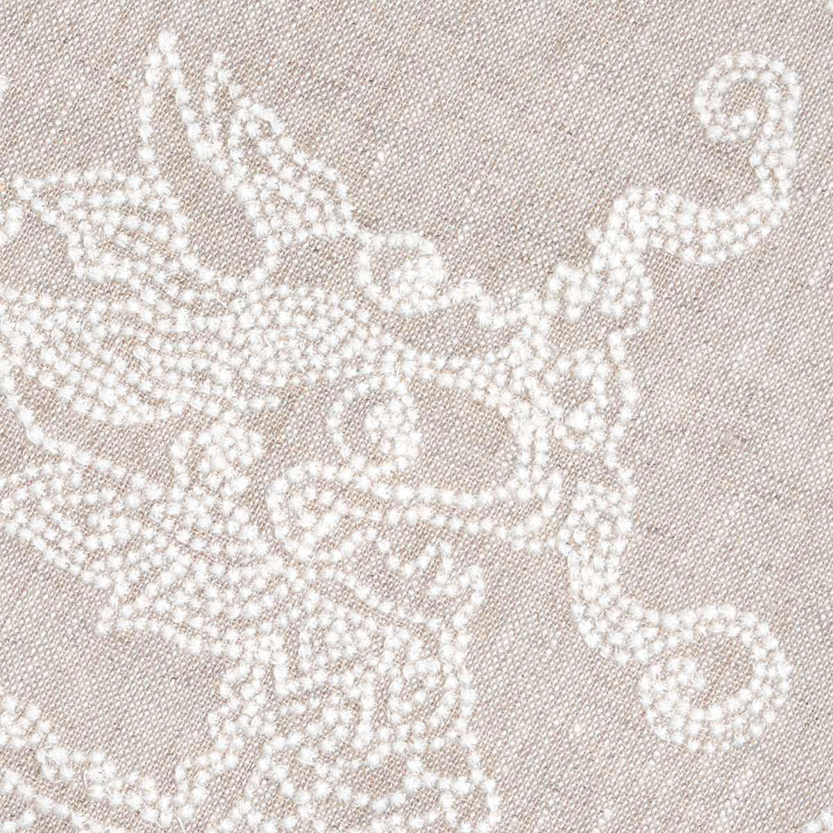 DRAGON EMBROIDERY | IVORY ON NATURAL