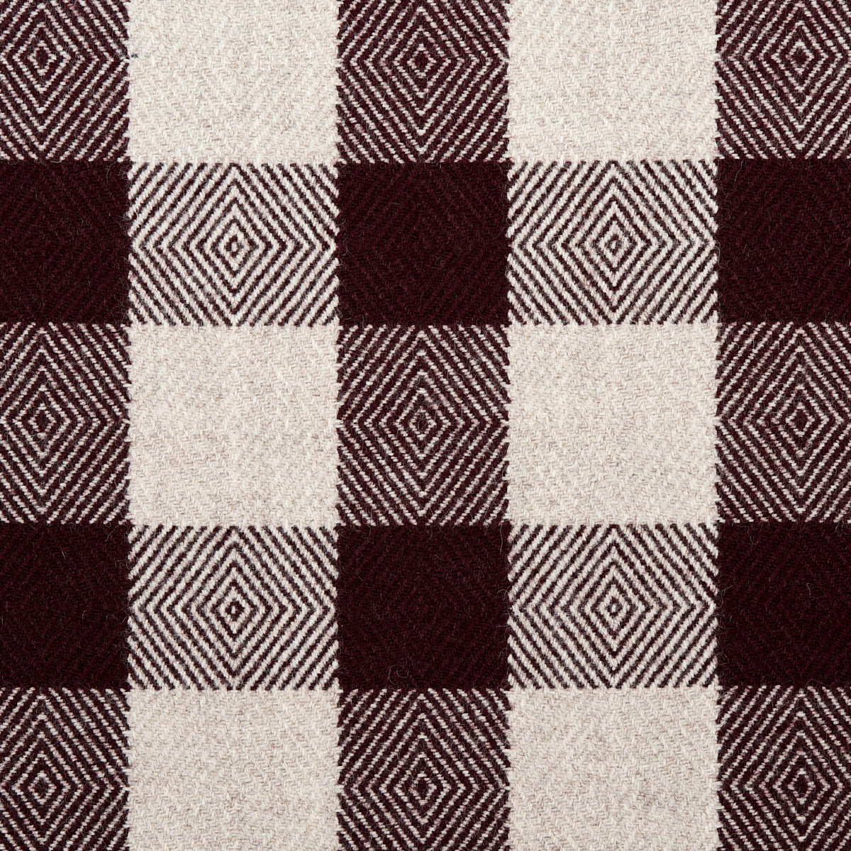 GALT WOOL CHECK | Plum