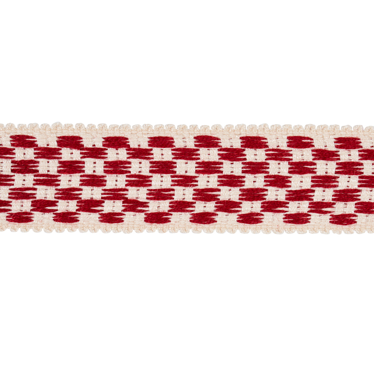 CRAWFORD CHECK TAPE MEDIUM | Cornwallis Red